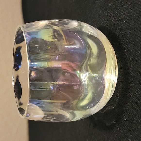 West Virginia Glass MCM Iridescent Optic Small Glasses - Picture 5 of 6